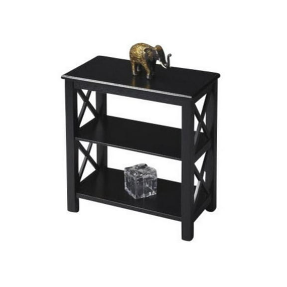 Beaumont Lane Bookcase in Black Licorice