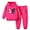 #1 Red, variant on HCNTES Baby Girl Clothes Winter Girls Sets 2 Pieces, Butterfly Printed Pullover Long Sleeve Hoodies Sweatpants Set