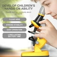 thumbnail image 3 of Microscope for Kids Beginners 100X 400x 2000X Magnification Kids Science Toys Microscope Kit with Microscope Slides LED Light and Box Education Scientific Toys for Child, 3 of 8