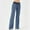 520-Blue, variant on Byworldtasic Womens Jeans Womens Elastic Waist Wide Leg Jeans Loose Fit Baggy Denim Pants Blue