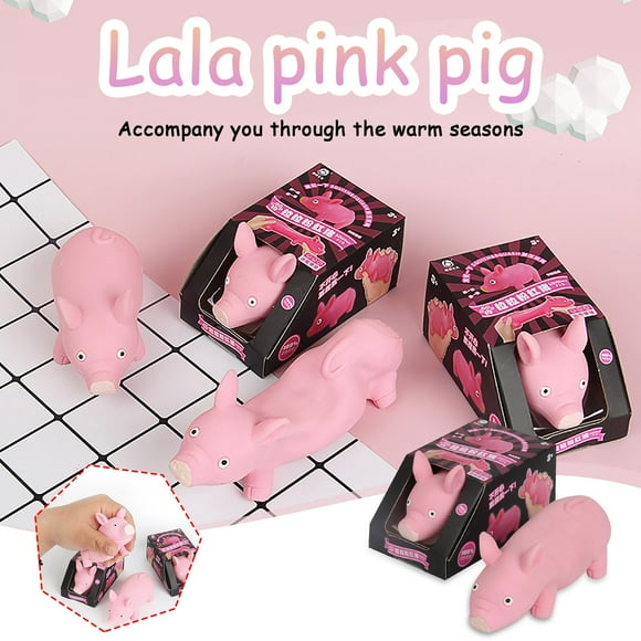 EGNMCR Squishy Toy Cute Pig Decompression Toy Stretch Pinch Restores Pig Toy RelieveStress Toy education education Birthday Gifts for Kids