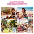 thumbnail image 7 of URSOFINE Lightweight Drawstring Backpack Cute Small Color Block Backpack Casual Daypack, 7 of 7