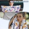 thumbnail image 6 of Kuiaobaty Car Seat Towel Covers Front Seats Butterfly Flower Print Car Seat Hoodie Cover Multi-Purpose Absorbent Microfiber Towels with Storage Bag(Hot Yoga, Gym, Sports Accessories), 6 of 7