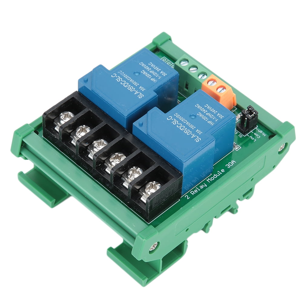 Relay Timer, 2 Channel SMD Optocoupler 30A Load Current Relay Module