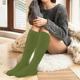 thumbnail image 4 of 1 Pair Women Slouch Socks Knee High Scrunch Slouchy Socks, Soft Long Tube Socks for Women, 80s 90s Stacked Socks, 4 of 7