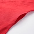thumbnail image 3 of Mujeres Maxi vestido de túnica sin mangas más bolsillos de tamaño O cuello suelto mori swing vestido Tomshoo Rojo XXL, 3 of 7