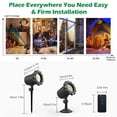 thumbnail image 5 of Christmas Laser RGB LED Projector Light Moving Outdoor Landscape Stage Xmas Lamp Decoration, 5 of 11
