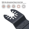 thumbnail image 3 of Duety 22 Pcs Lames de Scie Bi-Métalliques Oscillantes pour Fein BOSCH RIDGID DeWalt, 3 of 11