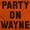 Orange, variant on Party On Wayne Garth 1990s Plus Size Crewneck Graphic Tee Shirt Brisco Brands 2X