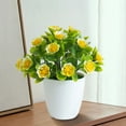 thumbnail image 4 of Small Fake Potted Plants, Mini Artifical Flower Greenery Indoor for Living Room Bedroom Kitchen Bathroom Office Home Desk Shelf Windowsill Decor, 4 of 7
