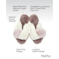 thumbnail image 3 of MeMoi The Rita Plush Open-Toe Slippers - Womens - Female, 3 of 7
