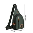 thumbnail image 3 of Men's Fashion Chest Bag, Large Capacity Waterproof Crossbody Bag, Adjustable Strap for Daily Use, Travel, Sports, and Business, 3 of 6
