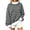 T02-Gray-Sweatshirts, variant on Axdhxbd Mock Neck Sweatshirt for Women Oversized Striped Sweatshirts Loose Fit Long Sleeve Drop Shoulder Pullover Fashion Streetwear S-5XL