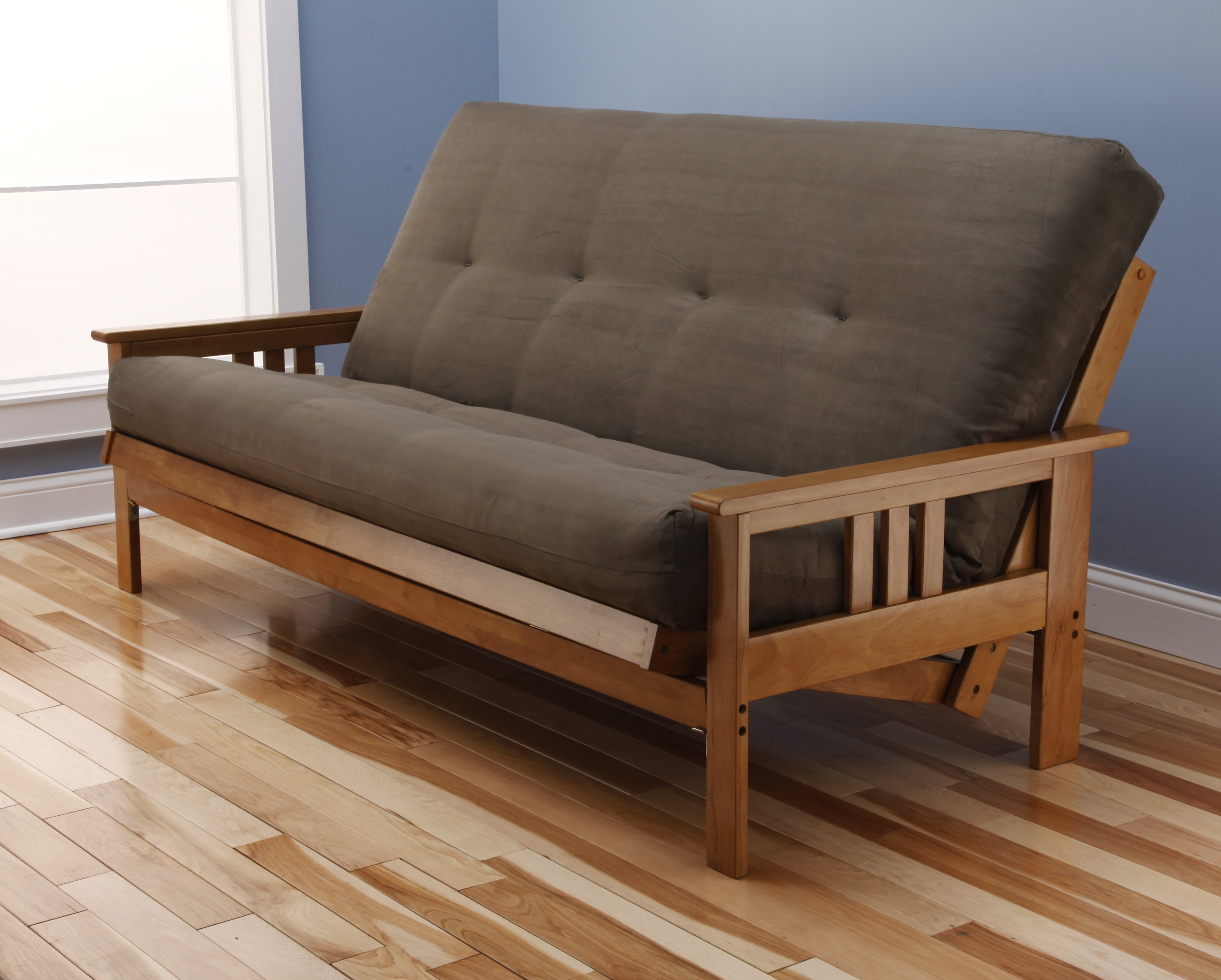 lounger sofa bed with wood frame