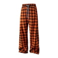 thumbnail image 5 of Hvogkswy Mens Pajama Pants Drawstring Elastic Waist Plaid Wide Leg Lounge Pants Soft Comfy Pajama Bottoms with Pockets, 5 of 6