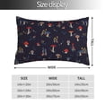 thumbnail image 2 of Zufioo Mushrooms3 Print Double-Sided Throw Pillow Cover, Pillow Protector Home Decor - With Hidden Zipper, Suitable for Bedroom, Living Room, Car Interior-16"x24", 2 of 6