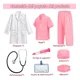 thumbnail image 3 of Disfraz De Doctor Niños Médico Doctora Disfraces accesorios,Verde,110 cm, 3 of 6