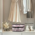 thumbnail image 4 of HELLHERO Pink Roses on Light Pink Iron Holder Bag Most Iron Large Size Closet, Bag Only, 4 of 7