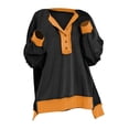 thumbnail image 4 of QASIEATN Hoodies for Graceful Women Fashion, Oversized Sweatshirt Casual Long Sleeve Button Neck Pullover Tunic Tops Outfits Sweater, Womens Fall Tops, 4 of 4