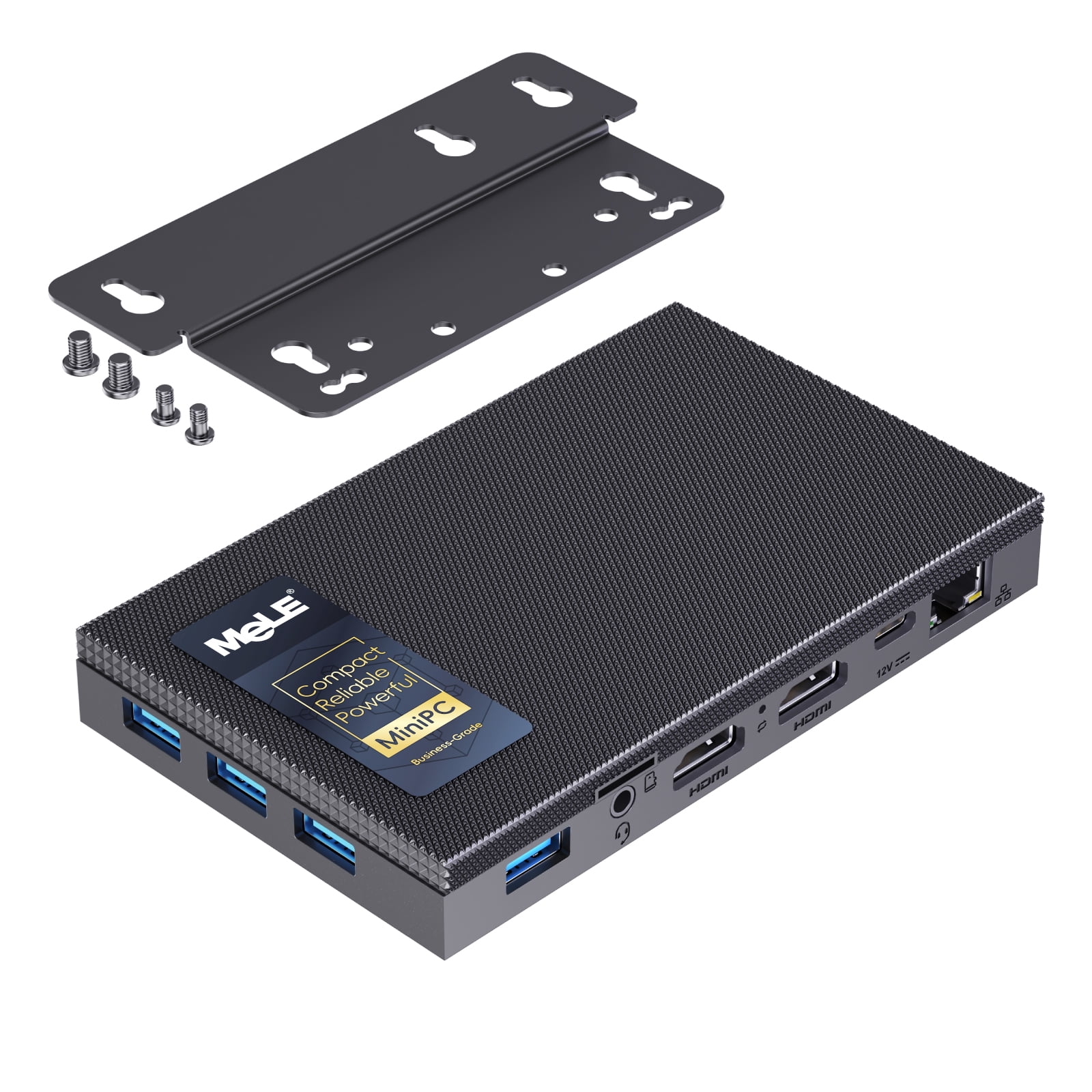 ミニPC MeLE Quieter 4C N100 16GB 512GB MeLE Intel N100 Compact Mini PC, Quieter4C, 16GB, 512GB, USB-C