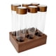 thumbnail image 5 of Contenedores de café con estante con rejilla de exhibición con válvulas de ventilación superiores Café transparente 22g, 5 of 9