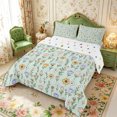 thumbnail image 3 of Manfei Kawaii Rustic Wildflower Full Size Comforter Sets 3-Piece,Cottagecore Blossom Bedding Comforter Set,1 Comforter and 2 Pillowcases,Reversible, 3 of 6