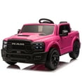 thumbnail image 3 of Ambifirner Ride On Truck Car Toy, 24V Electric 4 Wheels Kids Toys Ride on Truck w/Parent Remote Control, Music, Aux, LED Headlights, 2 Speeds, 3 of 10