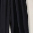 thumbnail image 5 of NOLDARES Boys Joggers Pants Outdoor Youth Quick Dry Hiking Pants Lightweight Athletic Pants with Pockets(Black,5-6 Years), 5 of 6