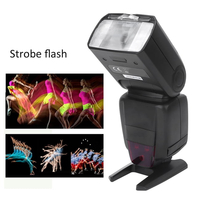 Flash de cámara Jadeshay VISICO Speedlite inalámbrico ABS
