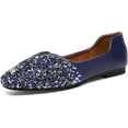 thumbnail image 7 of Women Flats ballet Rhinestone Dressy Casual Wedding Comfortable Shoe, 7 of 7