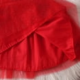 thumbnail image 5 of LIIPEE Girls Dresses Christmas Cartoon Graphic Printed Long Sleeve Round Neck Sequins Tulle Ball Gown Princess Sundress Kids Versatile Casual Daily Party Photoshoot Dress,Red,4Y, 5 of 6