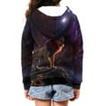 thumbnail image 6 of Xoenoiee Lion Galaxy Girls Boys Zip-Up Hoodies Kids Fall Winter Warm Sweatshirt Jacket with Pocket Youth Long Sleeve Shirt Top Teen Clothes Outfits, 11-13 Years, 6 of 7