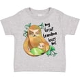 thumbnail image 3 of Inktastic My Great Grandma Loves Me Cute Sloth and Baby Boys or Girls Toddler T-Shirt, 3 of 5