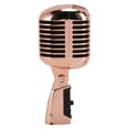 thumbnail image 1 of Vintage Dynamic Microphone, Classic Retro Style Microphone, Cardioid Directional Zinc Alloy Self Tensioning Rotating Rack Retro Dynamic Vocal Microphone for KTV Party, 1 of 7