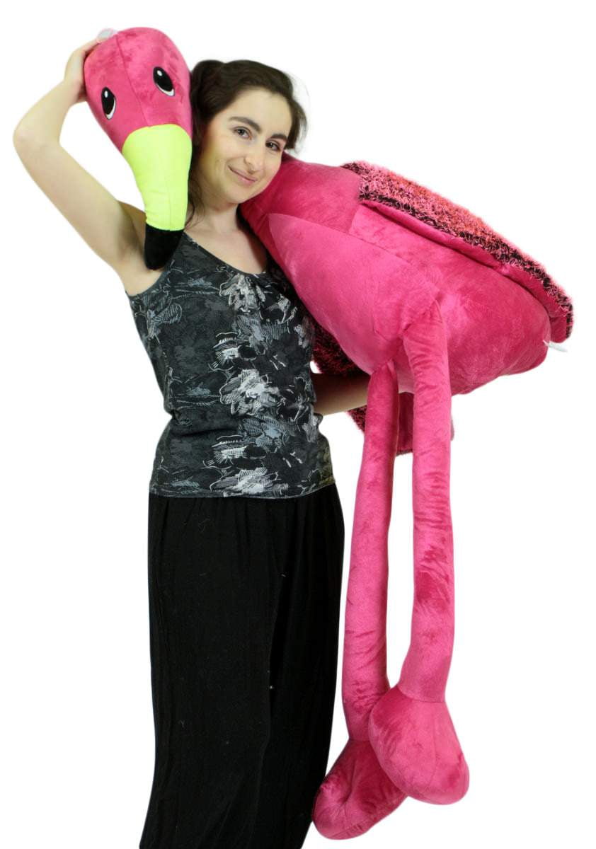 giant flamingo teddy
