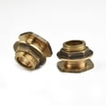 thumbnail image 3 of 2 Pcs 1/2 Brass Water Tank Connector Rain Barrel Rain Buckets Connection, 3 of 10