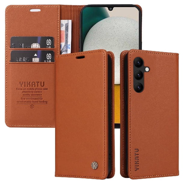 Funda para Samsung Galaxy A34 5G Estuche de Cuero PU Tipo Cartera con Ranuras para Tarjetas y Cierre Magnético