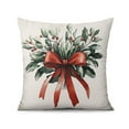 thumbnail image 2 of Merry Christmas Tree Winter Snowfalke Throw Pillow Case Modern Throw Pillow Case Set of 4 Vintage Throw Cushion Case for Couch Sofa Bed Farmhouse, 2 of 7
