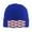 Blue, variant on Serbian Flag Winter Beanie Hats for Men Women Warm Cozy Knitted Cuffed Skull Cap Blue