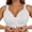 White, variant on Wang6 Womens Front Hook Closure Bras Plus Size Large Bust No Wire Seamless Everyday Bras Full Coverage Lace Underwear T Shirt Bra Bralettes White XL