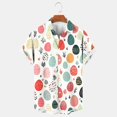 thumbnail image 1 of Blusa y camisa de manga corta con cuello vuelto para hombre, camisa informal de moda para hombre, camisa de manga corta con cuello vuelto, camisa de verano con botones, blusa de poliéster para hombre, 1 of 4