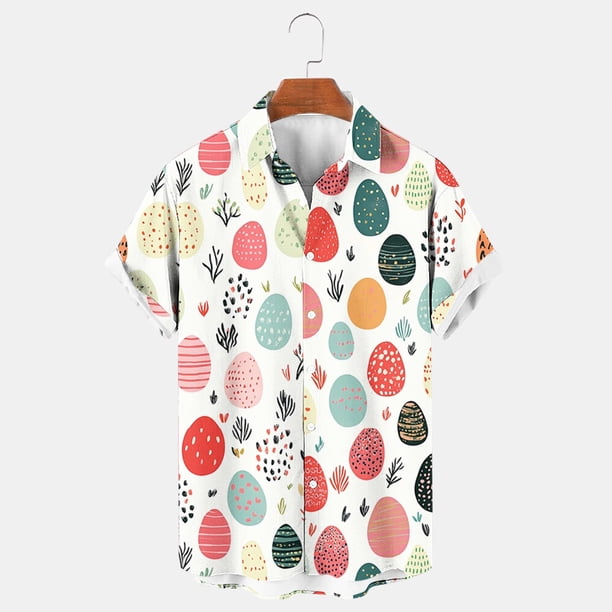 Blusa y camisa de manga corta con cuello vuelto para hombre, camisa informal de moda para hombre, camisa de manga corta con cuello vuelto, camisa de verano con botones, blusa de poliéster para hombre