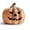 B-Natural#077, variant on Fall Decor Halloween Pumpkin Jack O Lantern with Flameless Candle, Handmade Resin Orange Pumpkin Decoration for Rustic Home, Front Door Entryway, Porch and Tabletop