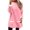Pink, variant on Bovemsi Womens Sweatshirts Winter Fleece Lined Warm Shirts For Women Casual Solid Color Long Sleeve Crewneck Thermal Top Fashion Outfits 2025 Clothes
