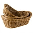 thumbnail image 4 of Willow Woven Bread Tray Tabletop Food Fruit Vegetables Serving Basket Cosmetic Storage, 4 of 7
