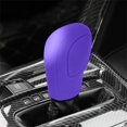 thumbnail image 4 of Litrail Universal Anti-Slip Elastic Car Gear Shifter Knob Cover for Automatic Cars, Purple, 3.15x2.36 Inches, 4 of 6