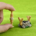 thumbnail image 3 of ornament decor,Tale Garden Accessories Stone Pond B Water Windmill Doll Retro Water Well Tabletop Decoration Is Applicable For Doll Houses And Mini Scene Layouts.,Gray, 3 of 5