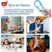 Anti-skid Jar Opener Jar Lid Remover Rubber Can Opener Kitchen Grippers To Remove Stubborn Lids, Caps and Bottles Great Kitchen Gadgets For Small Hands or Seniors(Blue)
