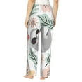 thumbnail image 3 of Goofa Cute Cartoon Sloth Printed Soft Pajama Pants for Women, Wide Leg Comfy Casual Lounge Yoga Pants-XX-Large, 3 of 9