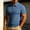 Blue, variant on Fnnxeal Mens Polo Shirts Short Sleeve Collared Solid Zipper Summer Casual Polo Beige Shirts for Men Size XL